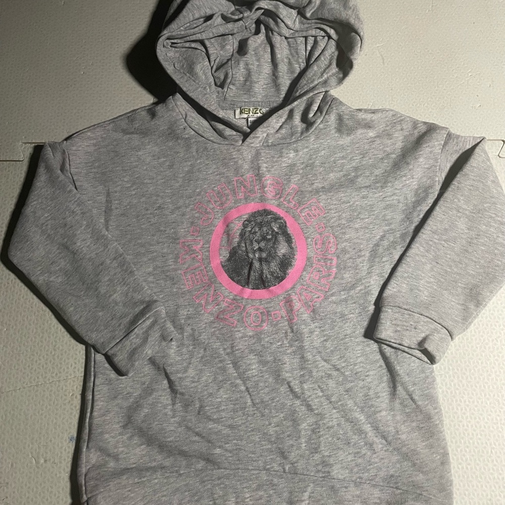 Kenzo Light Gray Kids Hoodie